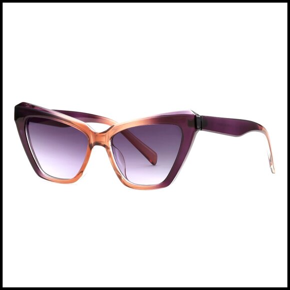 Small Cat Eye Sunglasses UV400 Protection Vintage Chic Retro Shades main image 7